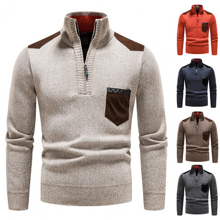 Vito Pull en Maille Homme Pull Doux, Chaud & Léger avec Coupe Ajustée Confortable, vue 7