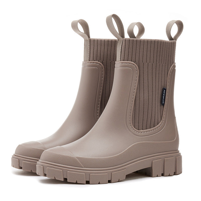 Zaria Bottes de Pluie Femme Imperméables Légères avec Semelle Antidérapante, vue 3