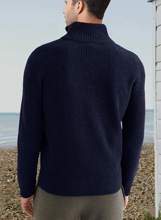Trenton Pull Homme Demi-Zip Moderne & Confortable au Style Italien Élégant, vue 8