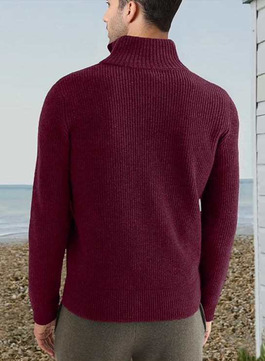 Trenton Pull Homme Demi-Zip Moderne & Confortable au Style Italien Élégant, vue 11