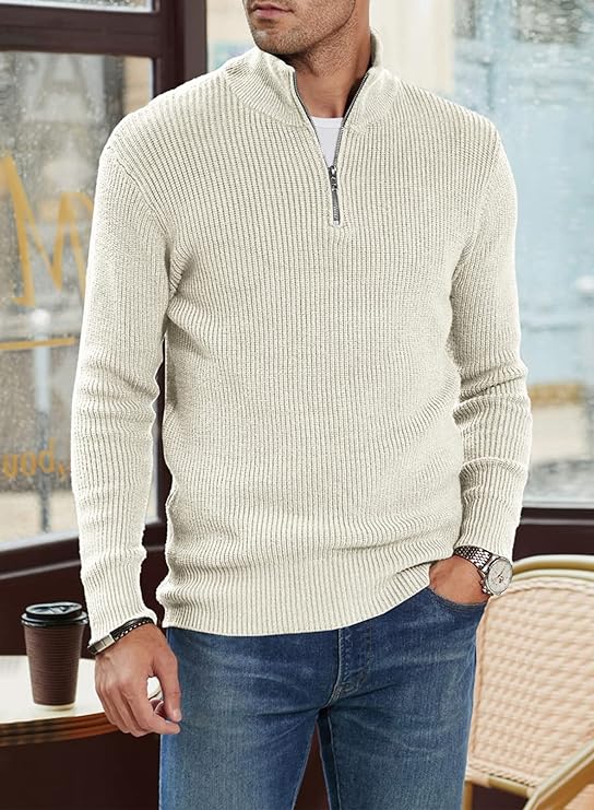 Trenton Pull Homme Demi-Zip Moderne & Confortable au Style Italien Élégant, vue 31
