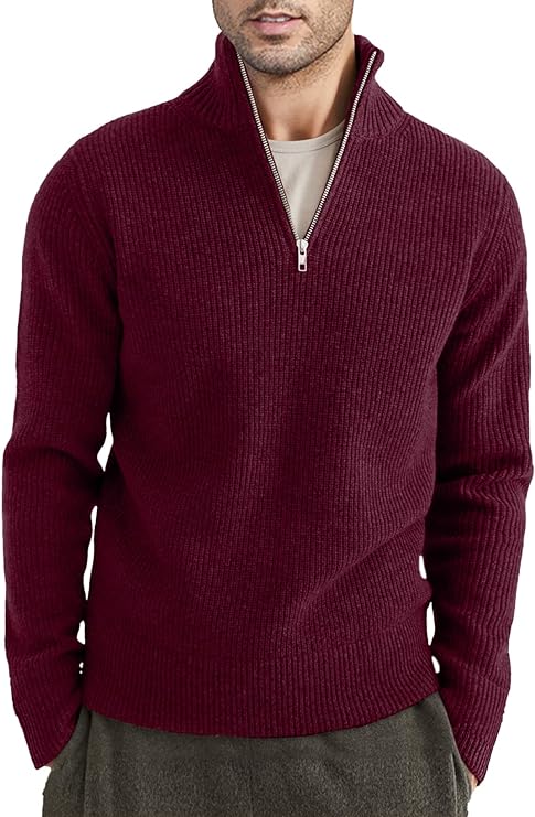 Trenton Pull Homme Demi-Zip Moderne & Confortable au Style Italien Élégant, vue 30