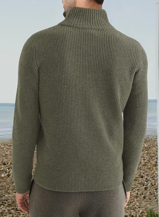 Trenton Pull Homme Demi-Zip Moderne & Confortable au Style Italien Élégant, vue 2
