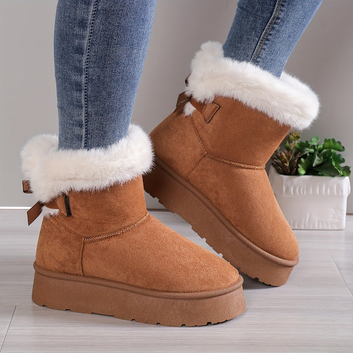 Zainab Bottes Hiver Femme Doublure Thermique Chaude & Semelle Antidérapante Confortable, vue 4