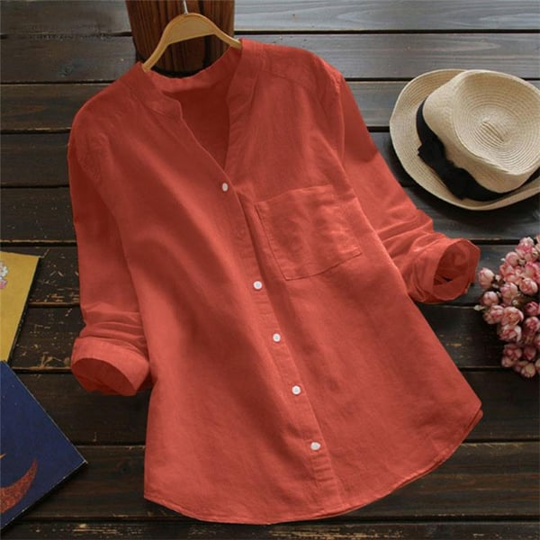 Seriasa | Chemise décontractée en lin et coton pour femme