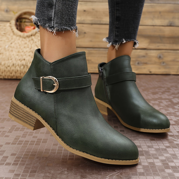 Amélina™ – Bottines confortables à boucle pour pieds sensibles