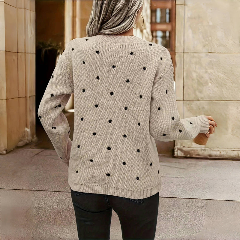 Pull en Maille à Pois pour femme, vue 9