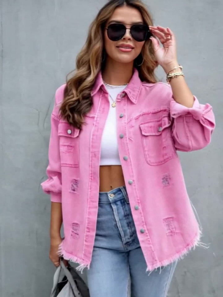Gilet en Denim pour femme, vue 7