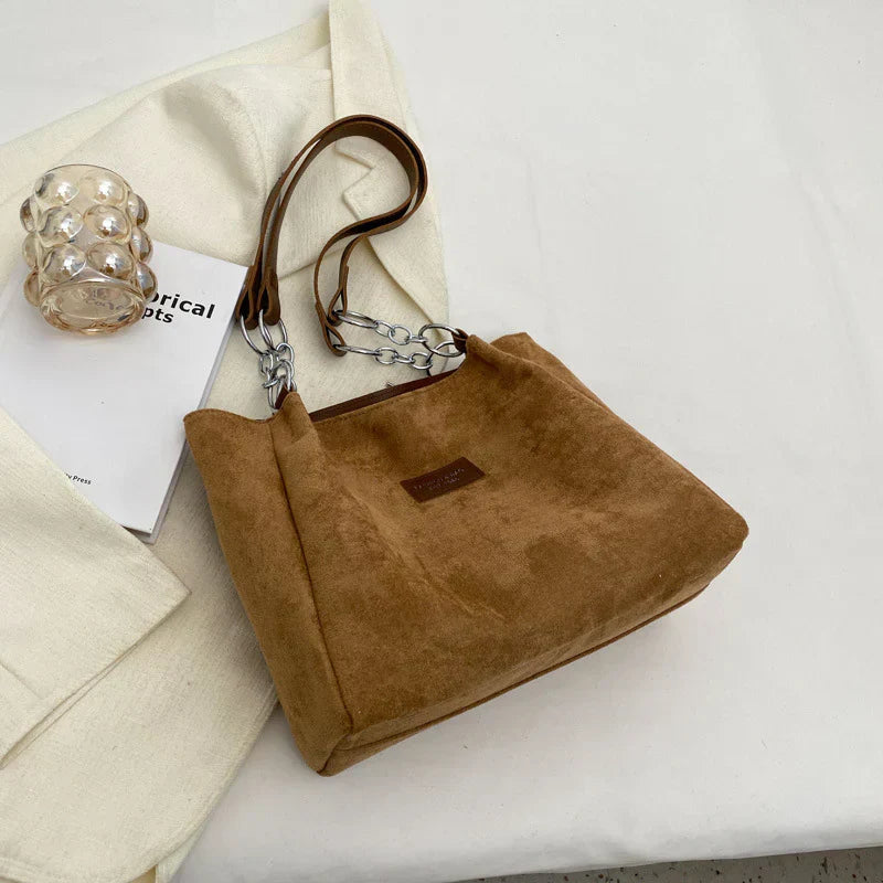 Freyja Sac Femme Sac en Suédine Décontracté & Élégant avec Design Moderne, vue 4