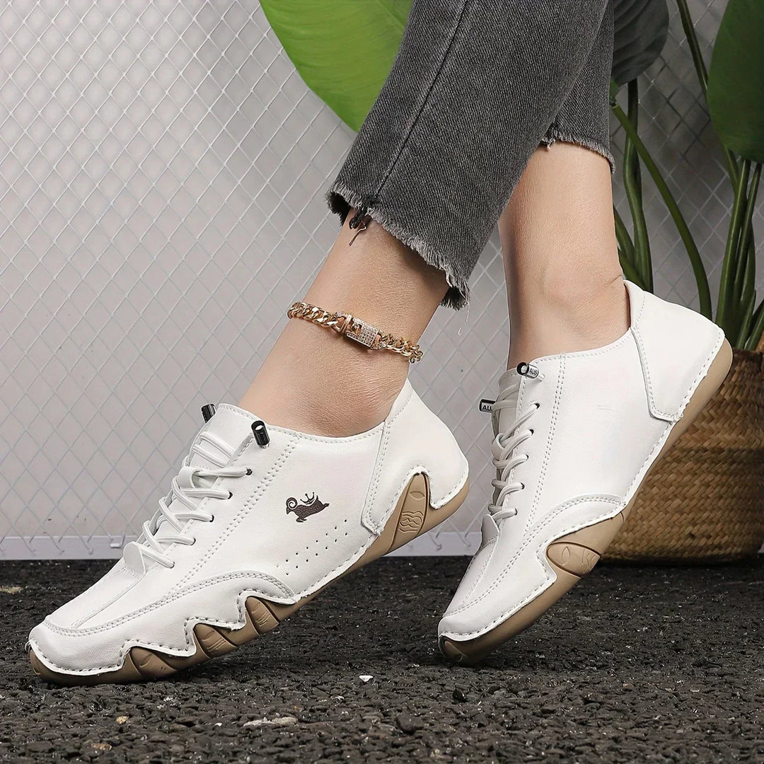 Rome Chaussures Décontractées à Lacets pour Homme Design bas avec semelle texturée et surpiqûres contrastées, vue 3