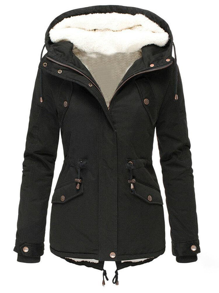 Claire Veste d’Hiver Femme Manteau Chaud Imperméable avec Capuche & Doublure Douce, vue 7