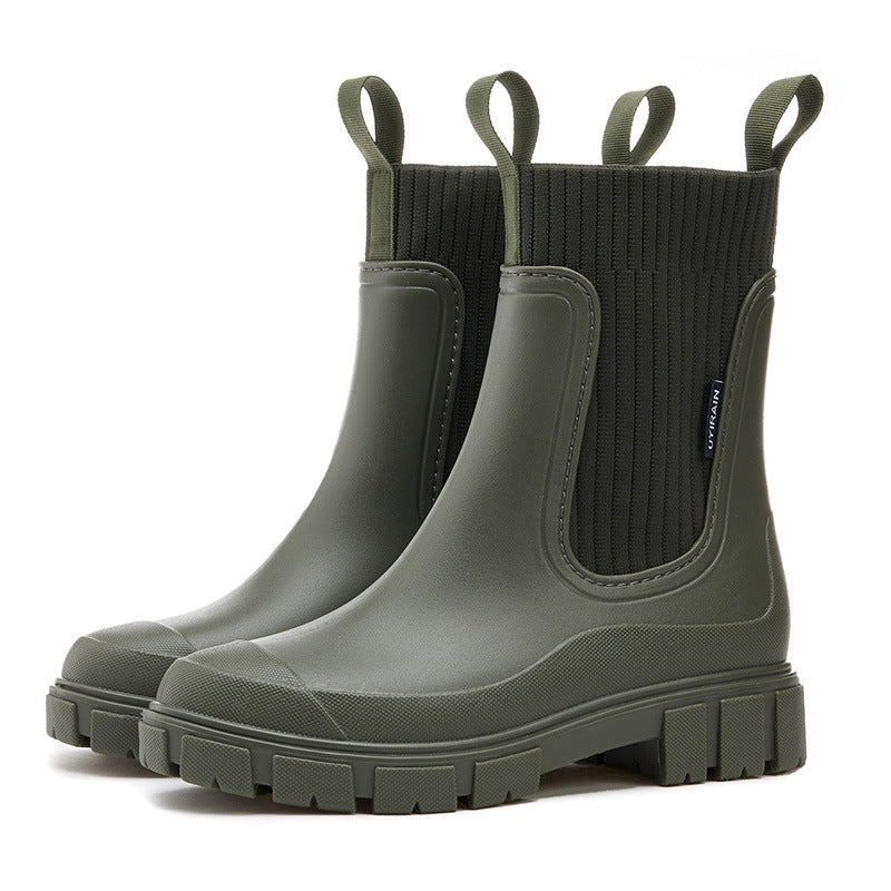 Zaria Bottes de Pluie Femme Imperméables Légères avec Semelle Antidérapante, vue 9