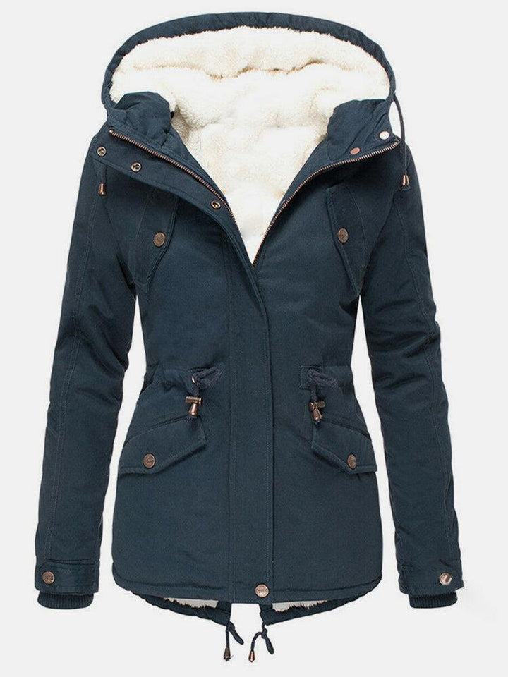 Claire Veste d’Hiver Femme Manteau Chaud Imperméable avec Capuche & Doublure Douce, vue 6