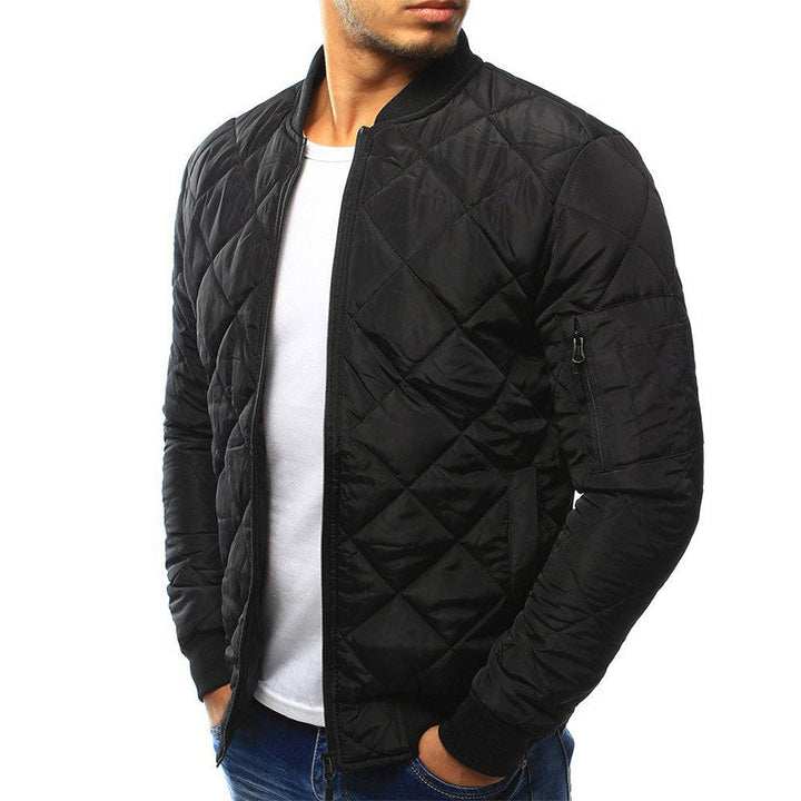Benedict Veste Matelassée pour Homme Légère avec motif à losanges, fermeture zippée et poches, vue 6