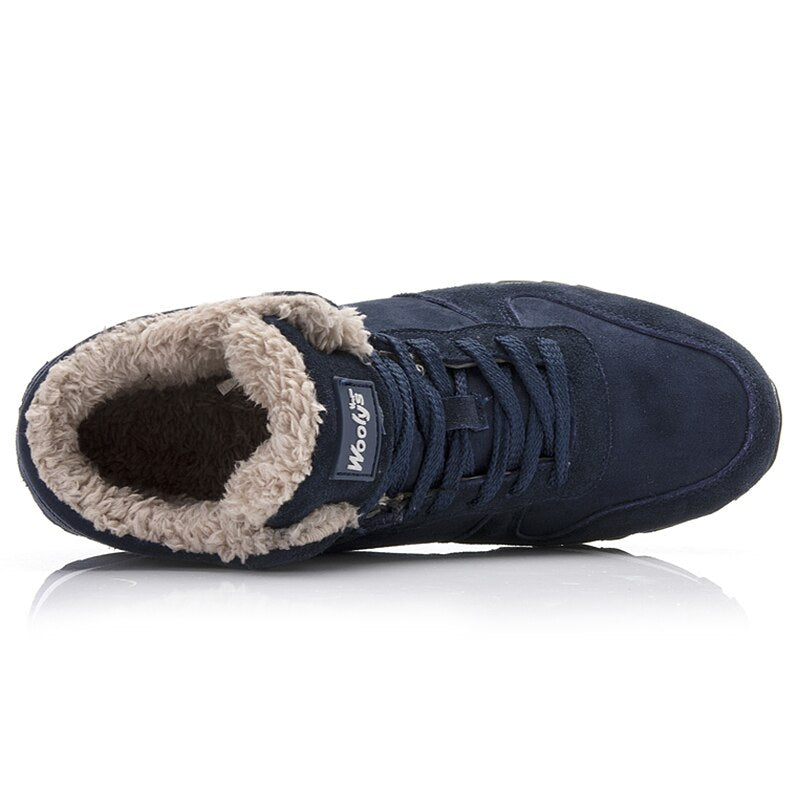 Niel Bottes d’Hiver pour Homme Design Suédine Chaud et Isolé avec Semelle en Caoutchouc à Adhérence Durable, vue 9