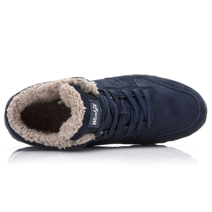 Niel Bottes d’Hiver pour Homme Design Suédine Chaud et Isolé avec Semelle en Caoutchouc à Adhérence Durable, vue 9