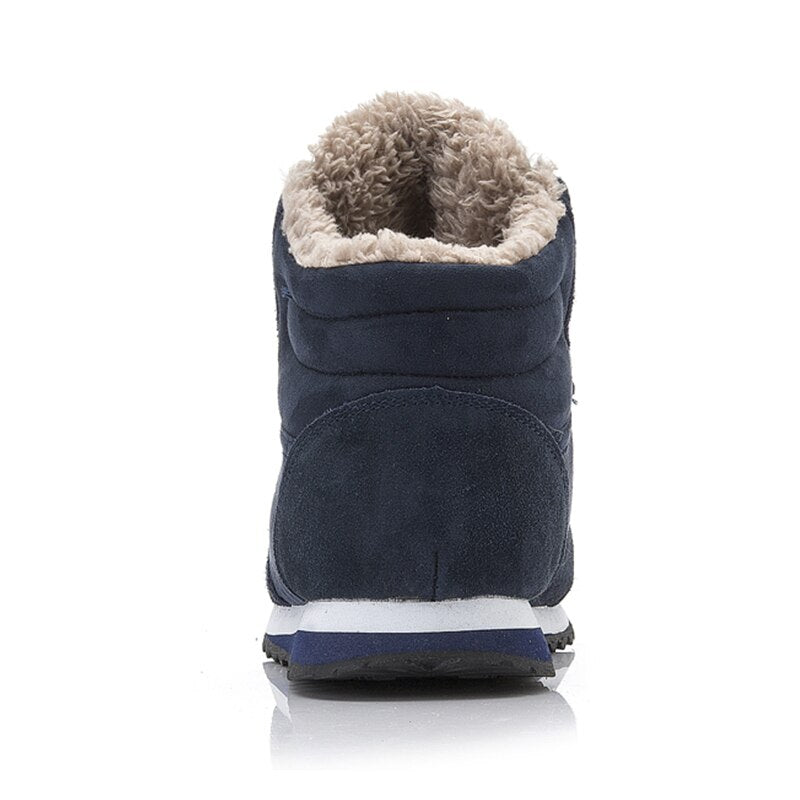 Niel Bottes d’Hiver pour Homme Design Suédine Chaud et Isolé avec Semelle en Caoutchouc à Adhérence Durable, vue 10
