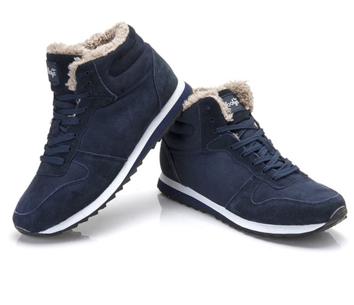 Niel Bottes d’Hiver pour Homme Design Suédine Chaud et Isolé avec Semelle en Caoutchouc à Adhérence Durable, vue 3