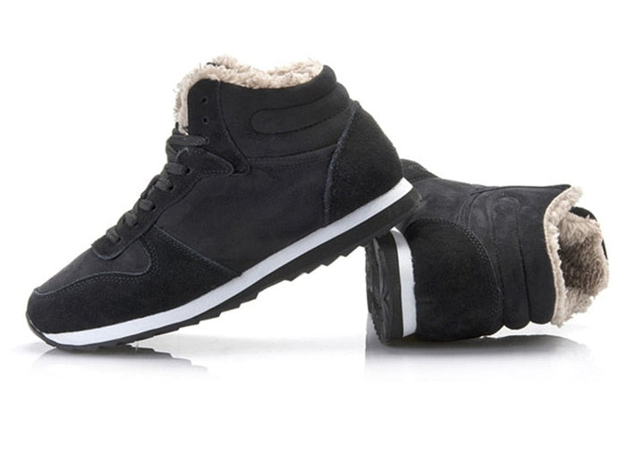 Niel Bottes d’Hiver pour Homme Design Suédine Chaud et Isolé avec Semelle en Caoutchouc à Adhérence Durable, vue 6