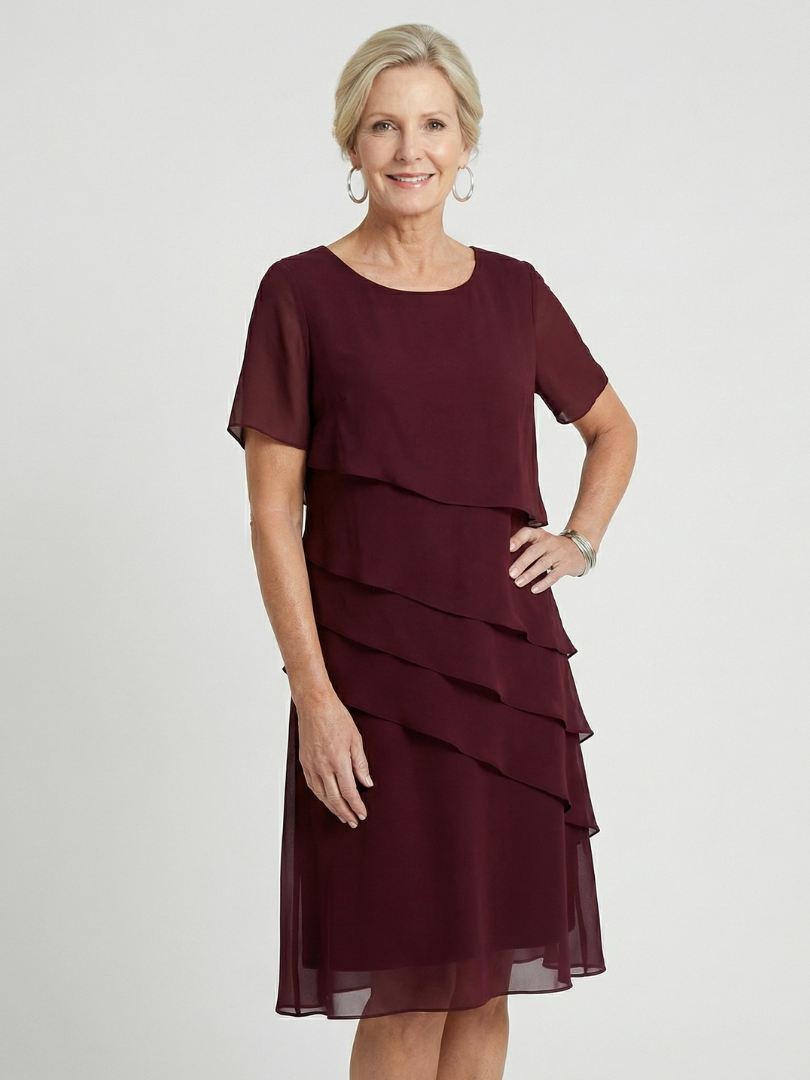 Robe douce à mi-longueur Camille