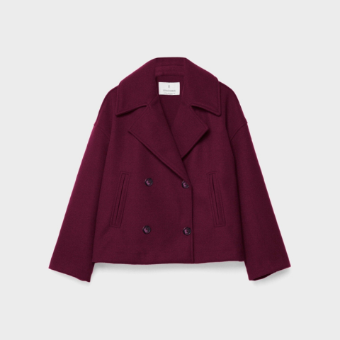 Addison Veste Femme Manteau Court Élégant à Double Boutonnage au Style Moderne, vue 9