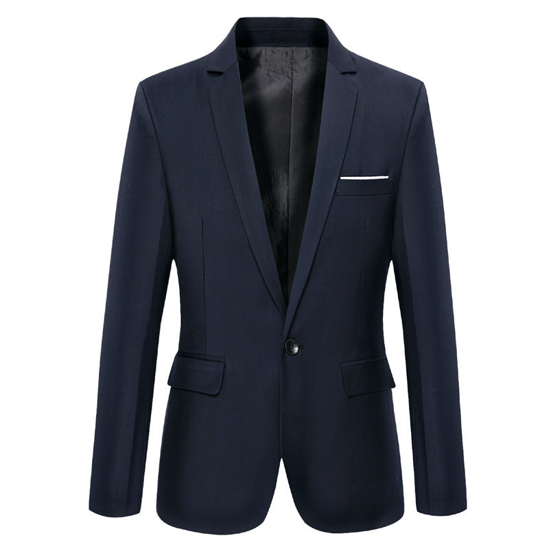 Harvey Blazer Homme Élégant Veste Classique Slim Fit avec Revers Cranté & Finition Chic, vue 2