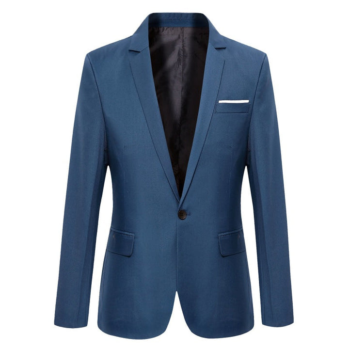 Harvey Blazer Homme Élégant Veste Classique Slim Fit avec Revers Cranté & Finition Chic, vue 4