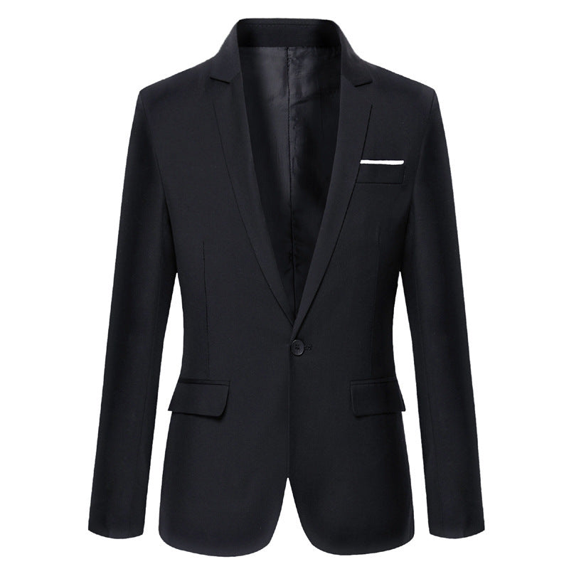 Harvey Blazer Homme Élégant Veste Classique Slim Fit avec Revers Cranté & Finition Chic