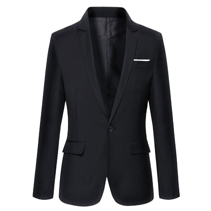 Harvey Blazer Homme Élégant Veste Classique Slim Fit avec Revers Cranté & Finition Chic