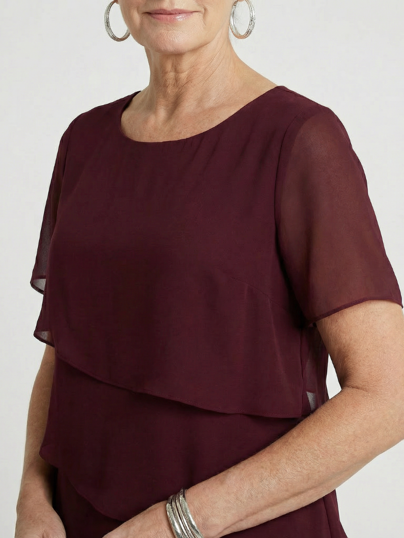 Robe douce à mi-longueur Camille