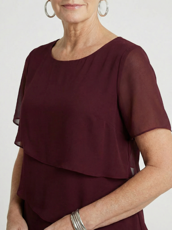 Robe douce à mi-longueur Camille