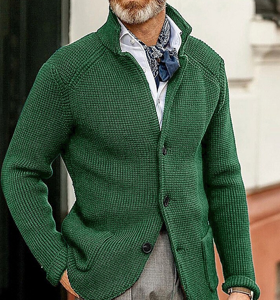 Edward Blazer Homme Vintage Col Montant Élégant, Manches Longues & Style Intemporel, vue 13