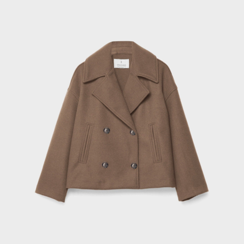 Addison Veste Femme Manteau Court Élégant à Double Boutonnage au Style Moderne, vue 10