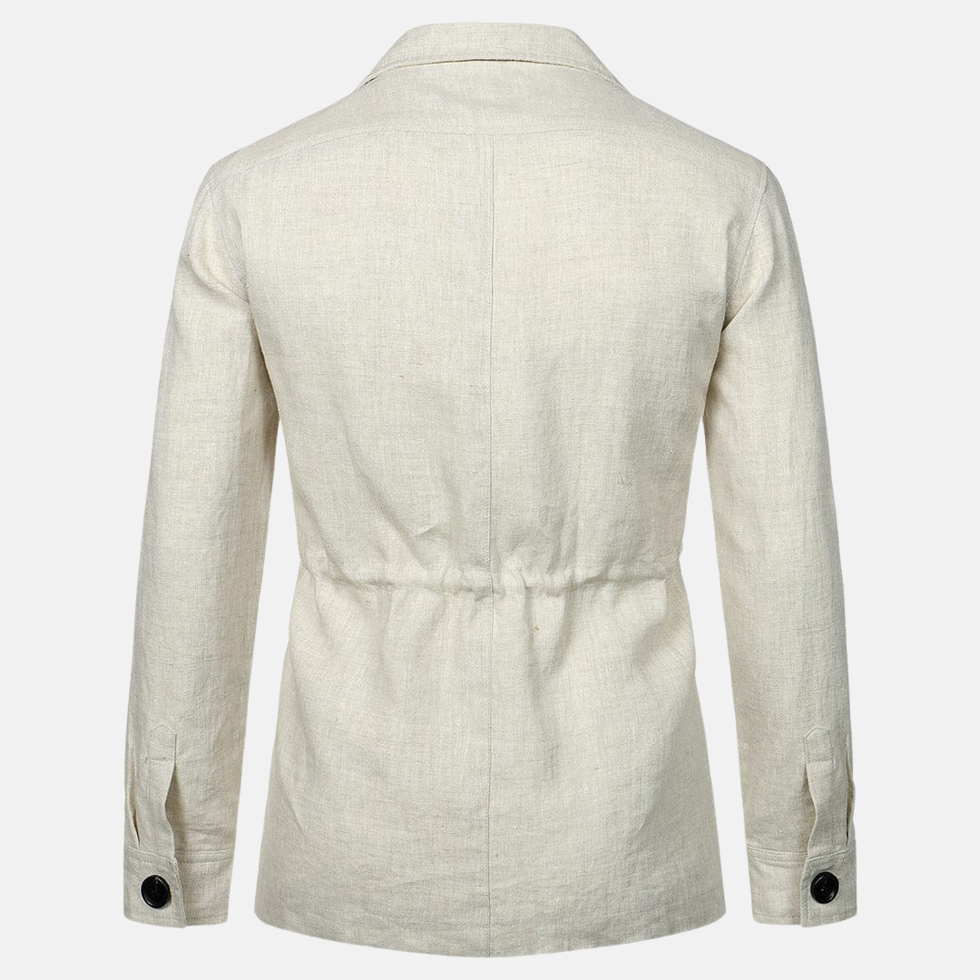 Vince Veste Homme Élégante Style Classique avec Multiples Poches & Fermeture à Boutons, vue 2