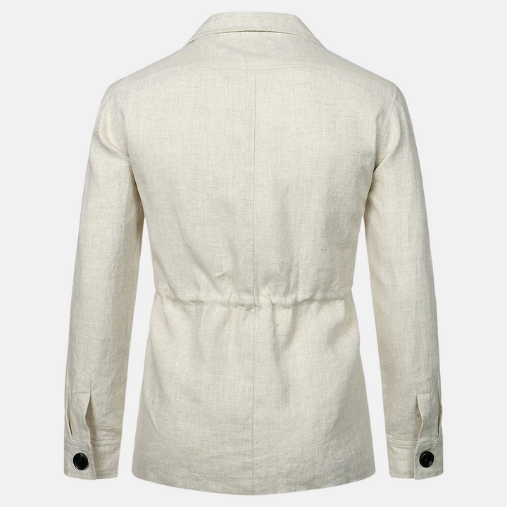 Vince Veste Homme Élégante Style Classique avec Multiples Poches & Fermeture à Boutons, vue 2