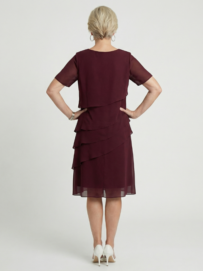 Robe douce à mi-longueur Camille