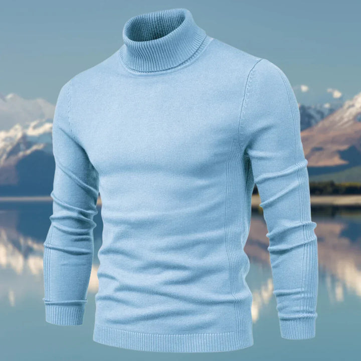 Vince Pull Col Roulé Homme Classique en Maille Douce, Ajusté & Élégant pour l’Hiver