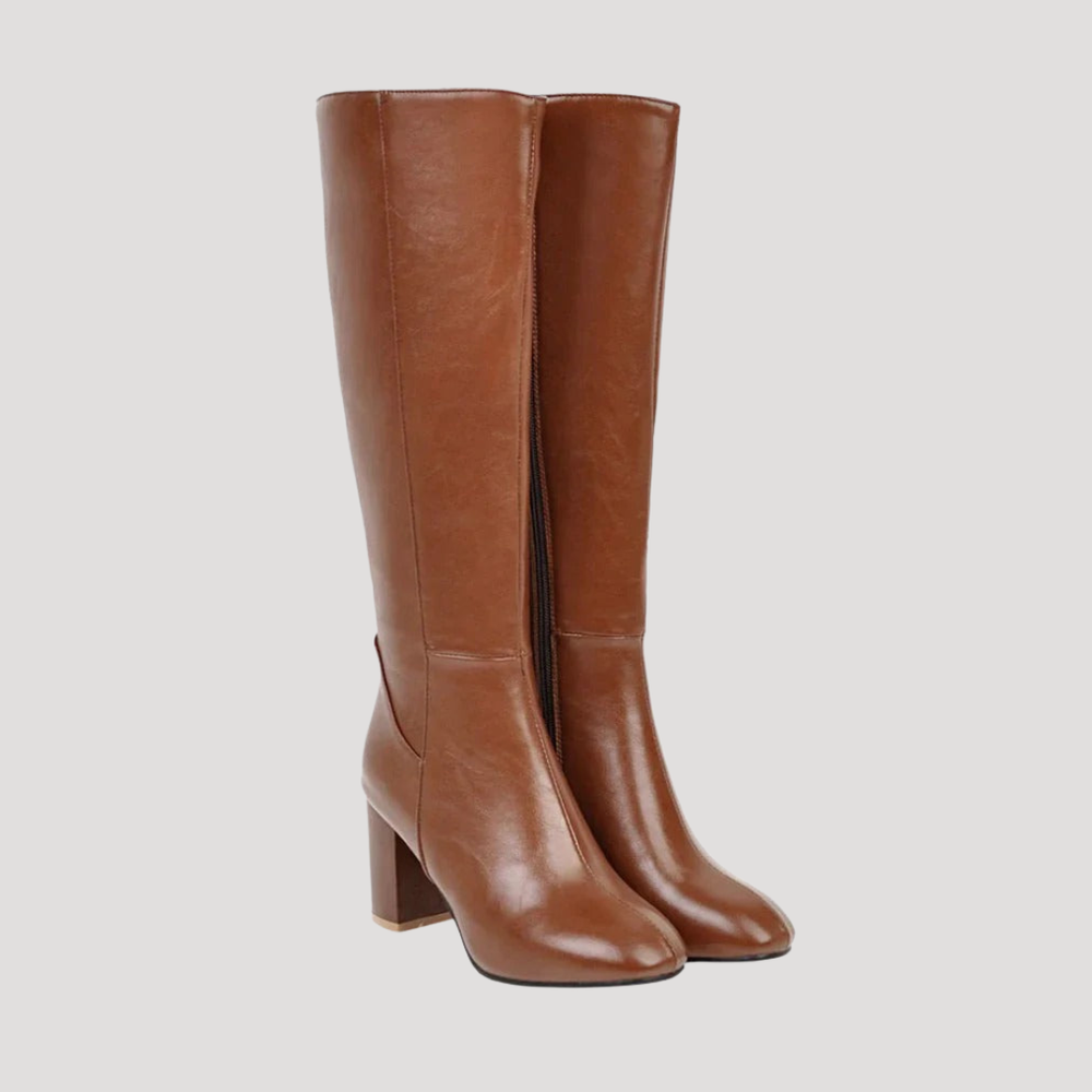 Victoire Bottes Hautes Femme à Talon Carré