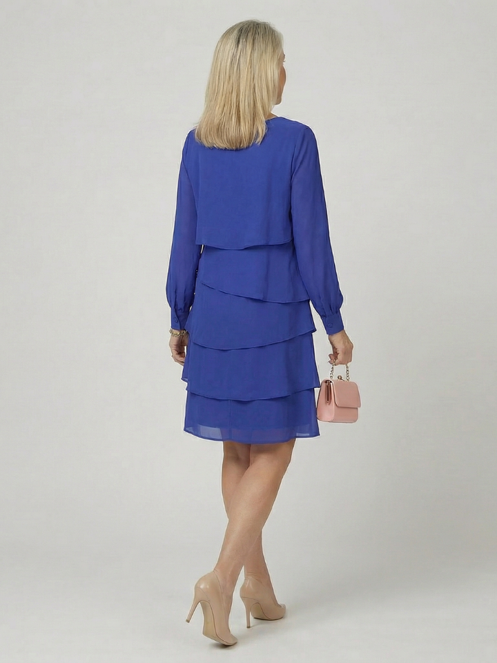 Robe à couches propre longueur genou Lila