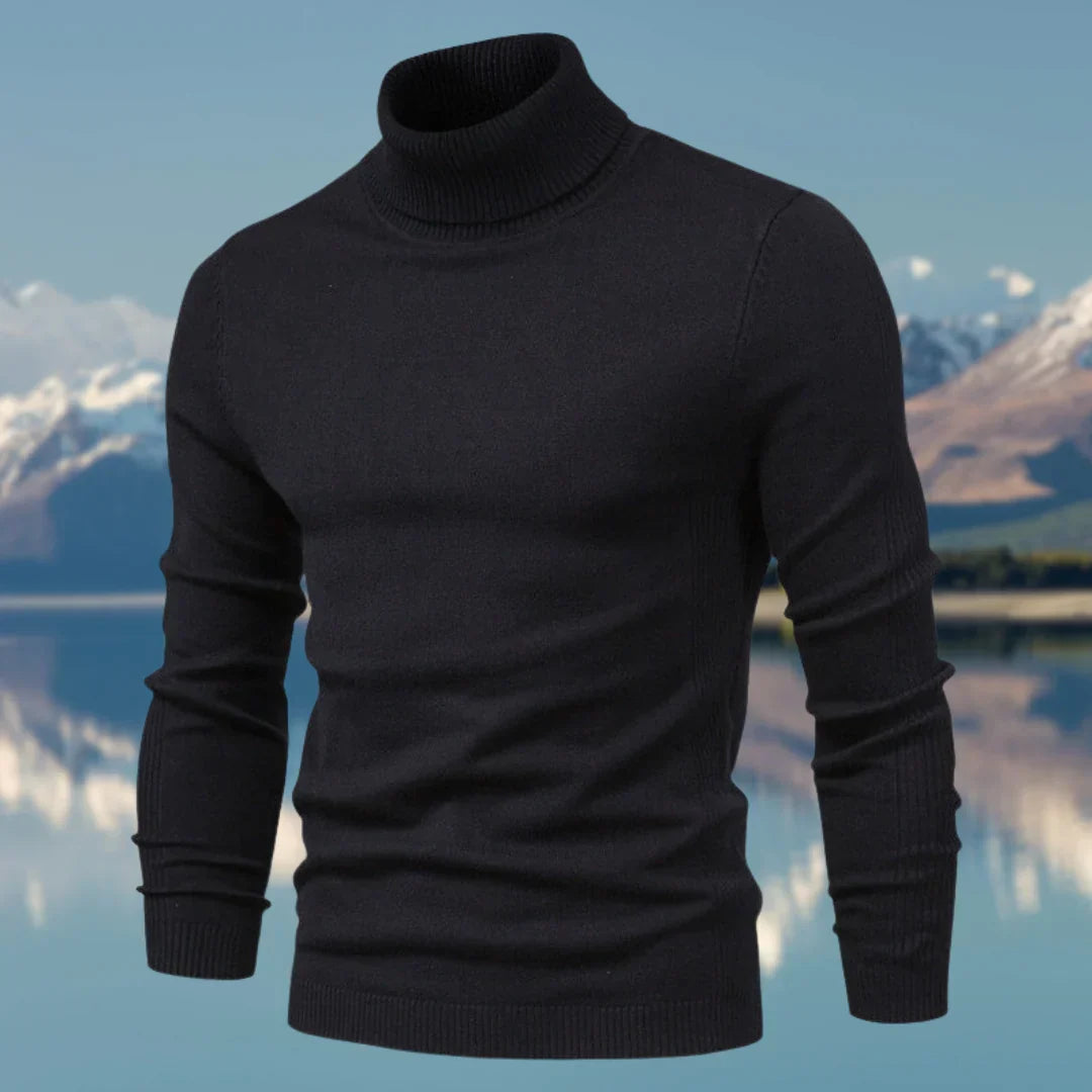 Vince Pull Col Roulé Homme Classique en Maille Douce, Ajusté & Élégant pour l’Hiver, vue 3