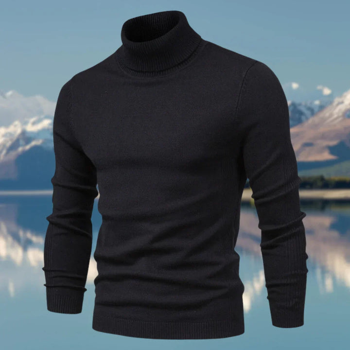 Vince Pull Col Roulé Homme Classique en Maille Douce, Ajusté & Élégant pour l’Hiver, vue 3