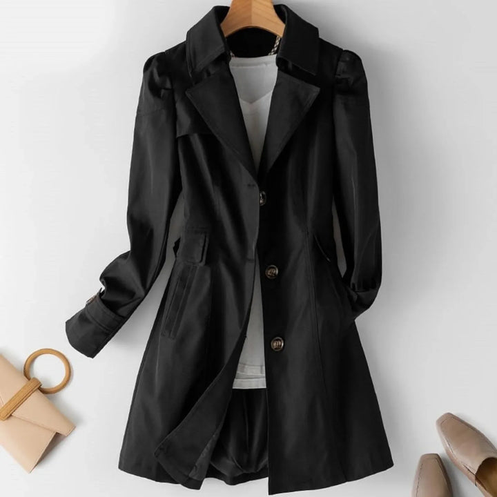 Livia Manteau Femme Trench-Coat Imperméable Élégant au Style Classique & Intemporel, vue 4