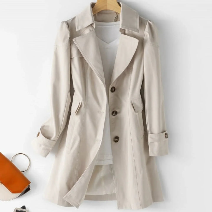 Livia Manteau Femme Trench-Coat Imperméable Élégant au Style Classique & Intemporel, vue 5