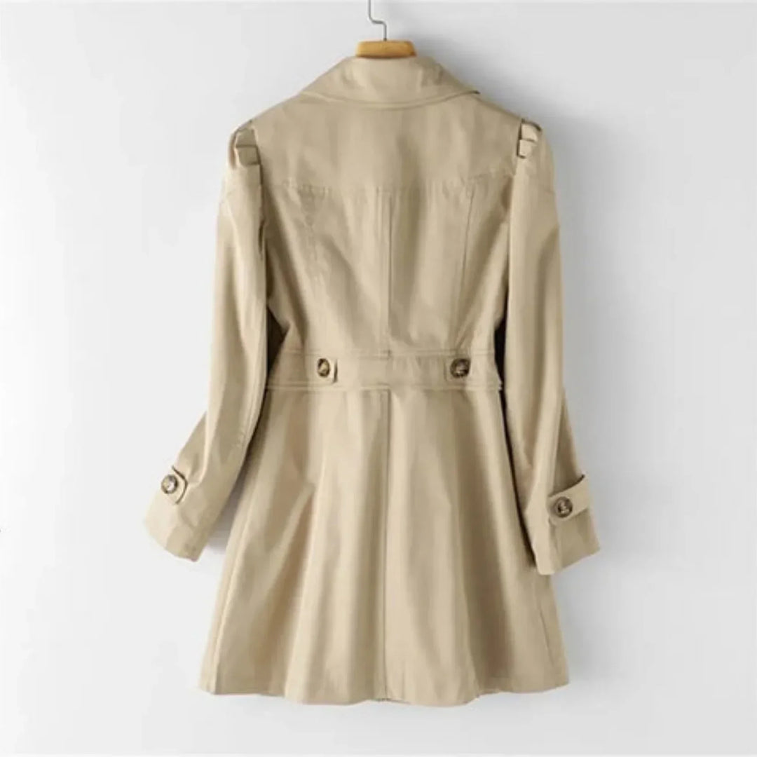 Livia Manteau Femme Trench-Coat Imperméable Élégant au Style Classique & Intemporel, vue 2
