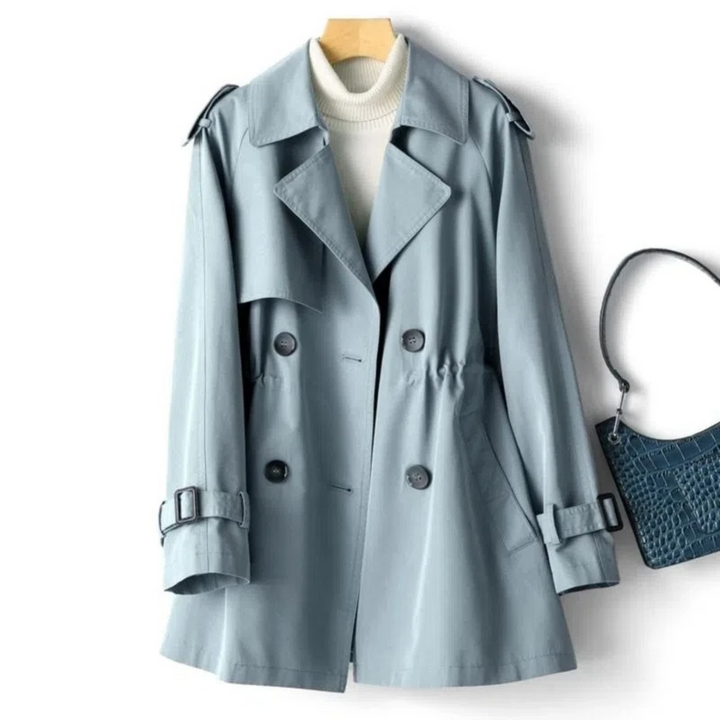 Manel Manteau Femme Trench-Coat Décontracté Élégant au Style Moderne & Confortable, vue 2
