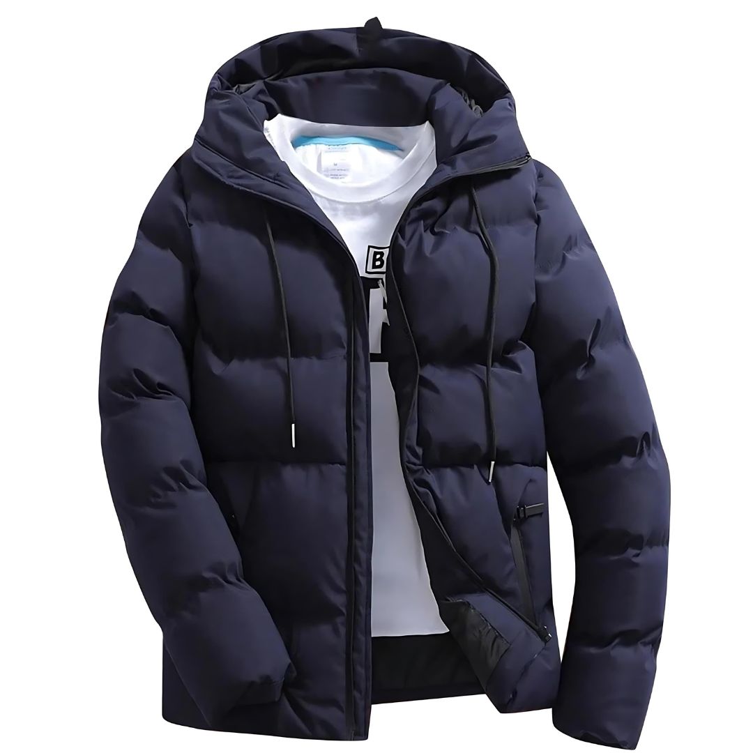 Marco Parka Homme Manteau Hiver Imperméable avec Capuche Ajustable & Doublure Chaude