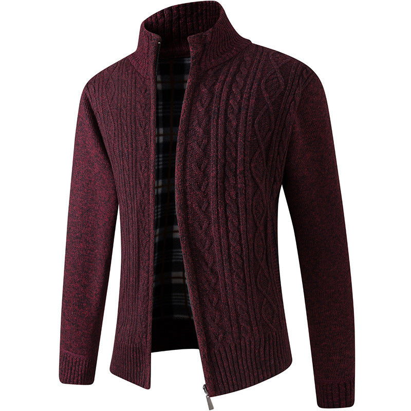 Jeffery Pull Homme en Velours Tricoté Tissu Soigné et Doux au Style Moderne Élégan, vue 4