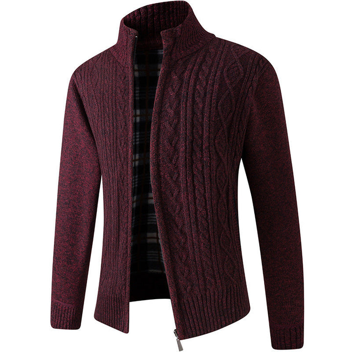 Jeffery Pull Homme en Velours Tricoté Tissu Soigné et Doux au Style Moderne Élégan, vue 4