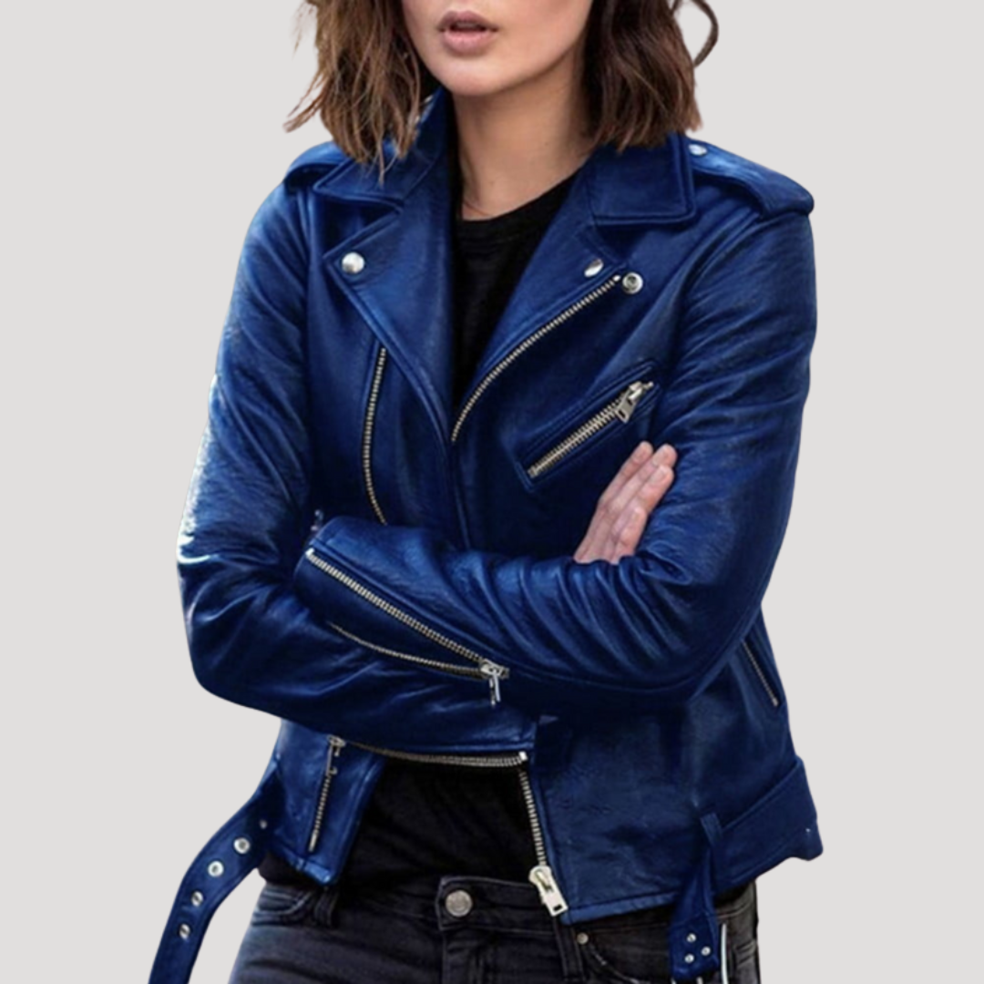 Margot Veste Biker Femme Zippée