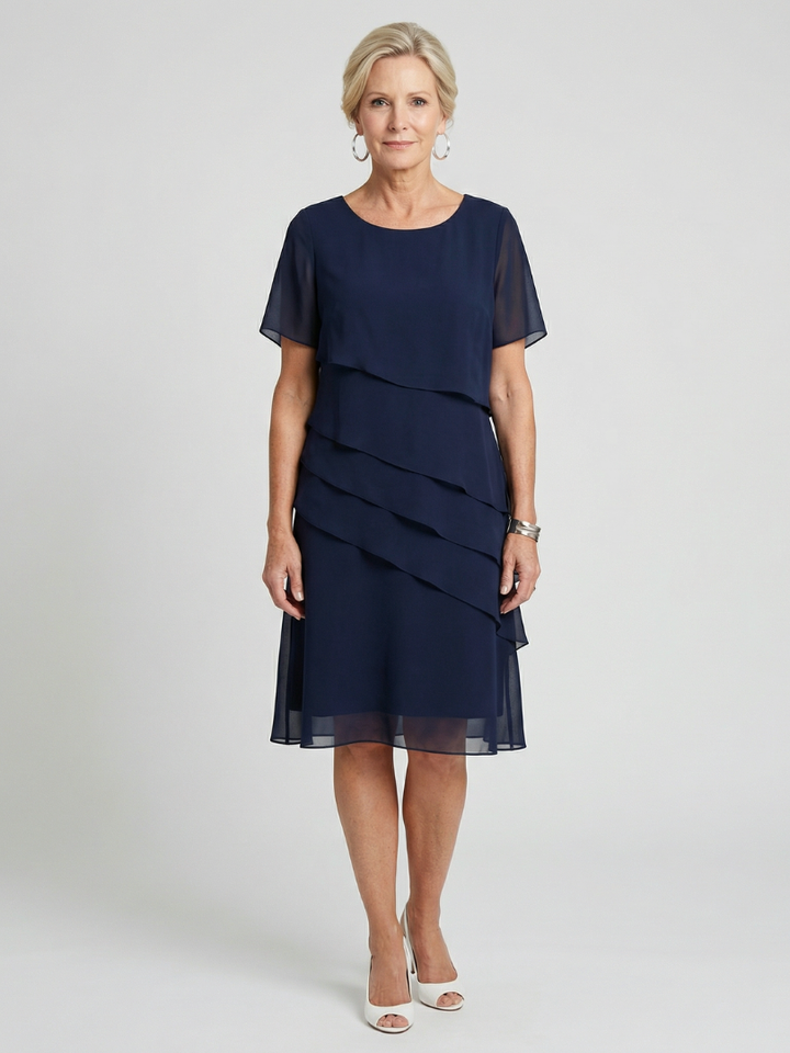 Robe douce à mi-longueur Camille